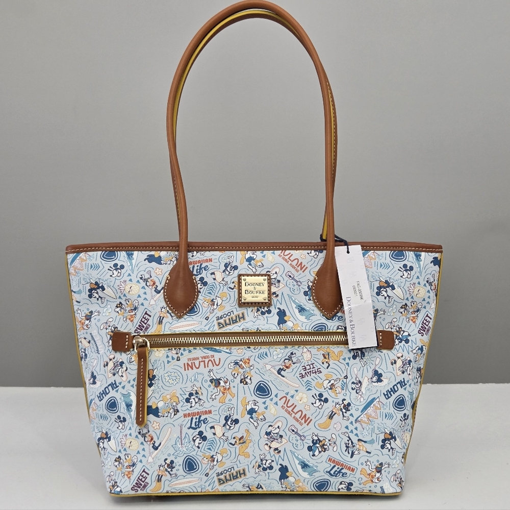 NWT DOONEY & BOURKE DISNEY AULANI RESORT SKETCH TOTE BAG